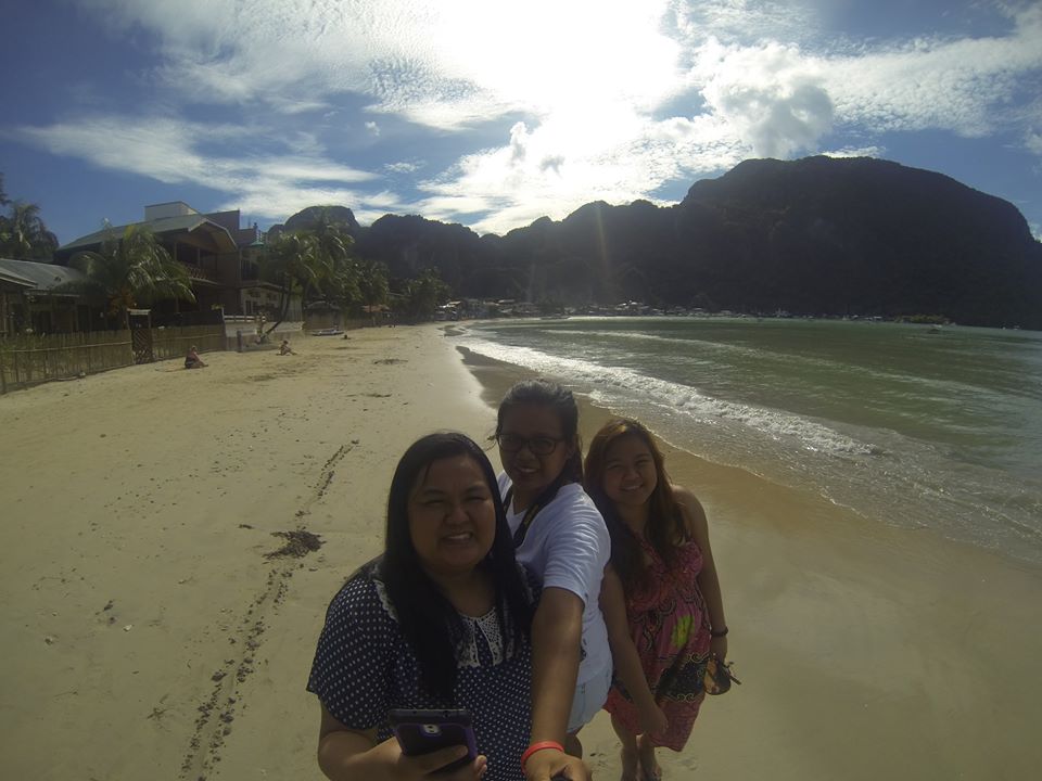 With my sister and the sister of her boyfriend