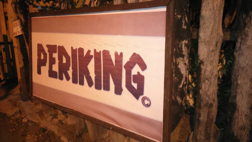 Sign Board of Periking.