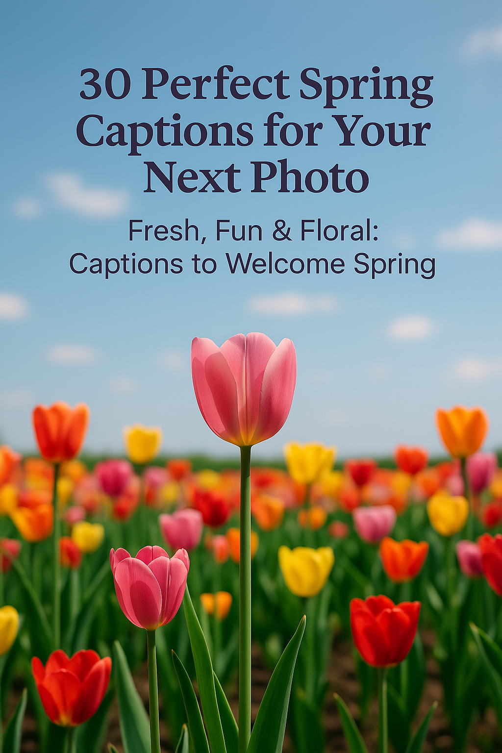 Bloom Bright: 30 Captions for a Picture-Perfect Spring
